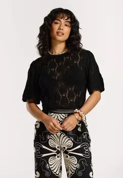 Футболка с принтом HANNAH Shiwi, черный