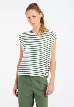 Футболка с принтом HANSO Protest, зеленый