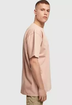 Футболка с принтом HAPPINES HEAVY TEE Merchcode, абрикос