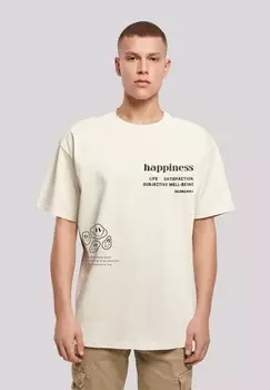 Футболка с принтом HAPPINESS F4NT4STIC, песочный