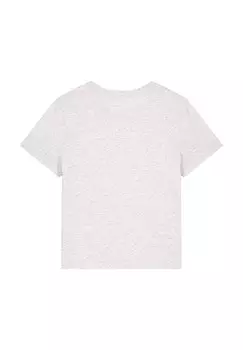 Футболка с принтом HAPPINESS IS HOMEMADE watapparel, серый