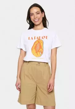 Футболка с принтом HARDA Saint Tropez, оранжевый