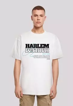 Футболка с принтом HARLEM TEE F4NT4STIC, цвет wei