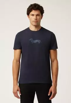 Футболка с принтом Harmont & Blaine, темно-синий