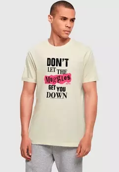 Футболка с принтом HARRY POTTER ABSOLUTE CULT, песочный