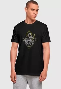 Футболка с принтом HARRY POTTER CENTAUR LINE ART ABSOLUTE CULT, черный