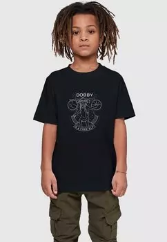 Футболка с принтом HARRY POTTER DOBBY SEAL ABSOLUTE CULT, цвет black