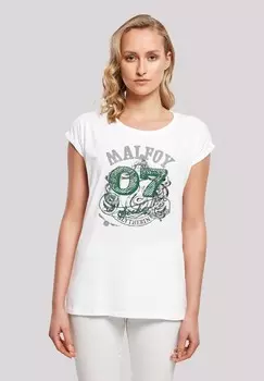 Футболка с принтом HARRY POTTER DRACO MALFOY SEEKER F4NT4STIC, белый