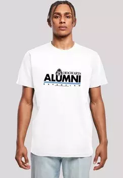 Футболка с принтом HARRY POTTER HOGWARTS ALUMNI RAVENCLAW F4NT4STIC, белый