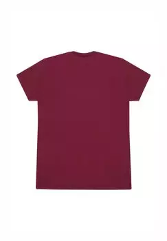 Футболка с принтом Harry Potter Hogwarts Express Harry Potter, бордовая