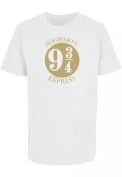 Футболка с принтом HARRY POTTER PLATFORM CHIBI FOIL ABSOLUTE CULT, цвет white