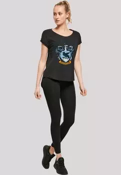 Футболка с принтом HARRY POTTER RAVENCLAW CREST F4NT4STIC, черный