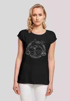 Футболка с принтом HARRY POTTER RAVENCLAW SEAL F4NT4STIC, черный
