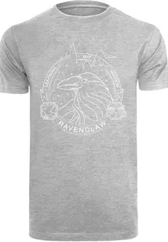 Футболка с принтом HARRY POTTER RAVENCLAW SEAL F4NT4STIC, серый