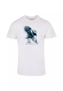 Футболка с принтом HARRY POTTER RAVENCLAW WATERCOLOUR ABSOLUTE CULT, белый