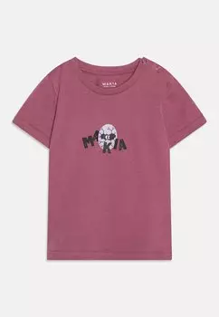 Футболка с принтом HATCH UNISEX Makia, цвет tulip