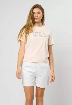 Футболка с принтом HAYA U.S. Polo Assn., розовый