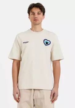 Футболка с принтом HEART Sixth June, бежевый