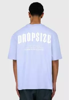 Футболка с принтом HEAVY BIG Dropsize, синий