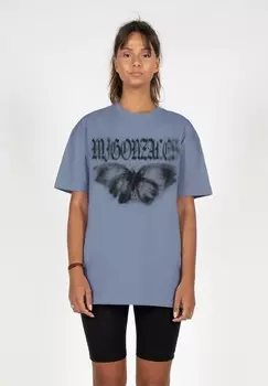 Футболка с принтом HEAVY-ILLUSION MJ Gonzales, синий