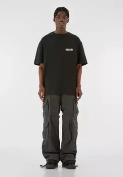 Футболка с принтом HEAVY OVERSIZED FROSTED WINGS MJ Gonzales, черный