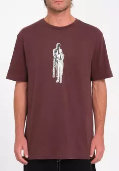 Футболка с принтом HELDT Volcom, красный