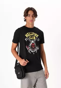 Футболка с принтом HELLFIRE Stance, черный