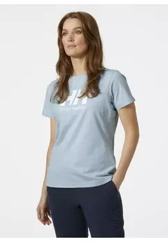 Футболка с принтом Helly Hansen, серо-голубой