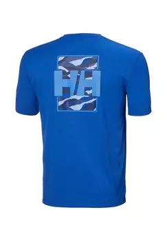 Футболка с принтом Helly Hansen, синий