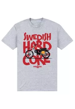 Футболка с принтом Henry Tiger, цвет Mottled Light Grey