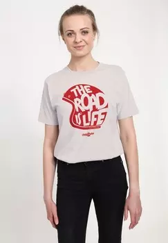 Футболка с принтом Henry Tiger, кремовый