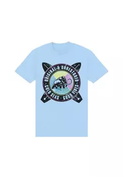 Футболка с принтом Henry Tiger, светло-голубой
