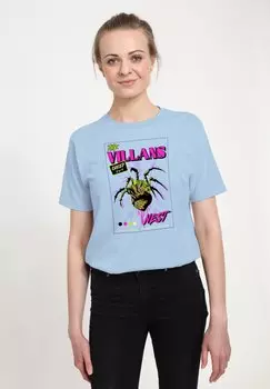 Футболка с принтом Henry Tiger, светло-голубой