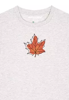 Футболка с принтом HERBST watapparel, серый