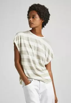 Футболка с принтом Hermione Pepe Jeans, цвет mousse white
