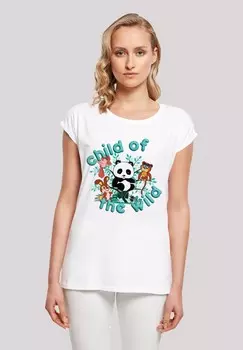 Футболка с принтом HEROES OF CHILDHOOD TAO TAO CHILD OF THE WILD F4NT4STIC, белый