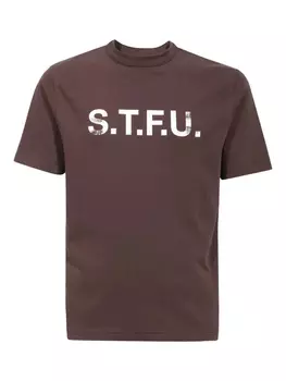 Футболка с принтом Heron Preston, коричневый