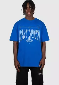 Футболка с принтом HERREN TEE AUTHENTIC Lost Youth, цвет cobalt blue