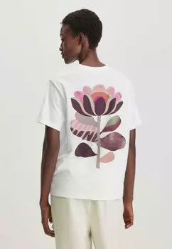 Футболка с принтом hessnatur, белый