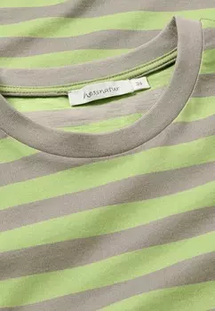 Футболка с принтом hessnatur, бежевый