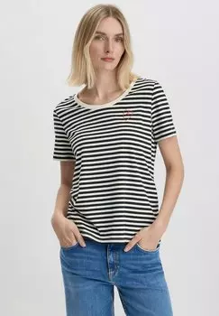 Футболка с принтом hessnatur, черный