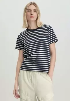 Футболка с принтом hessnatur, синий