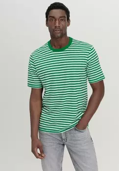 Футболка с принтом hessnatur, зеленый