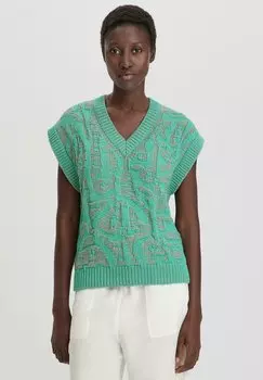 Футболка с принтом hessnatur, зеленый