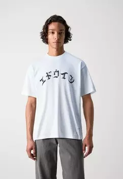 Футболка с принтом HIGH LIFE LOW LEVELS UNISEX Edwin, белый