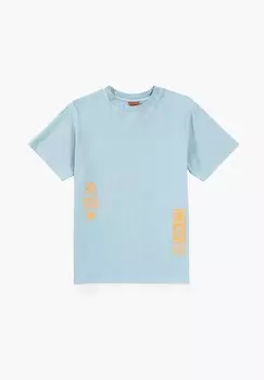 Футболка с принтом HIGH LIFE VINTAGE Rhythm, светло-голубой