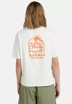Футболка с принтом HIKE LIFE GRAPHIC SHORT SLEEVE TEE Timberland, бежевый