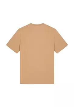 Футболка с принтом HIRSCH watapparel, бежевый