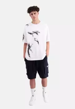 Футболка с принтом HISTROY KOQS, белый