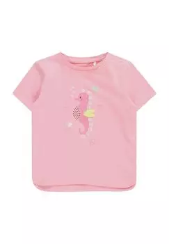 Футболка с принтом, хлопок, для малышей и малышей s.Oliver, цвет Lilac Pink